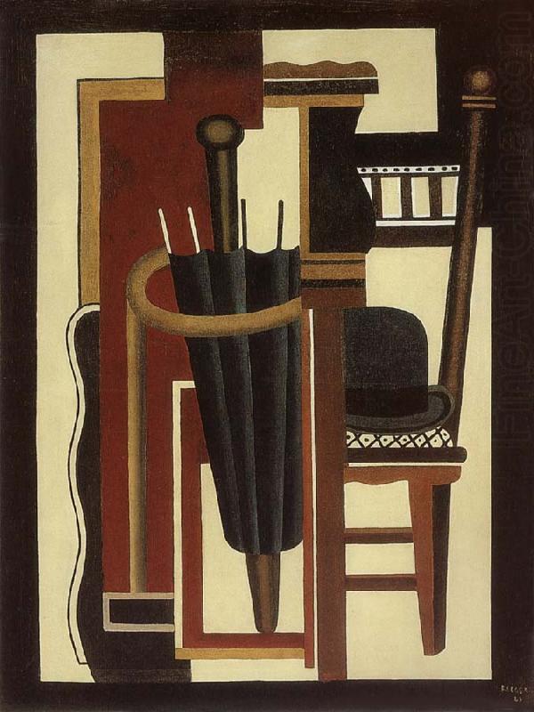 Umbrella and hat, Fernard Leger